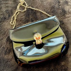 VTG MORTIS MOSKOWITZ patent leather purse